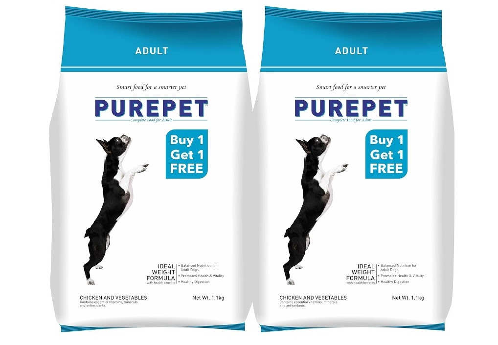 Purepet Adult Dry Dog Food (Buy 1 Get 1 Free)