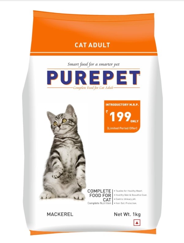 Purepet Mackerel Flavour Adult Dry Cat Food