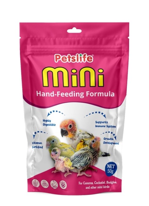 Petslife Mini Hand Feeding Formula For Baby Birds