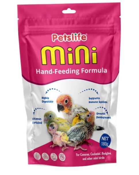 Petslife Mini Hand Feeding Formula For Baby Birds