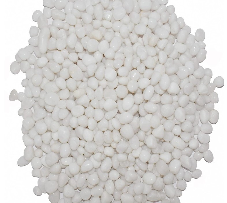 Bum-Bum Bole 1kg Natural Published White Pebbles