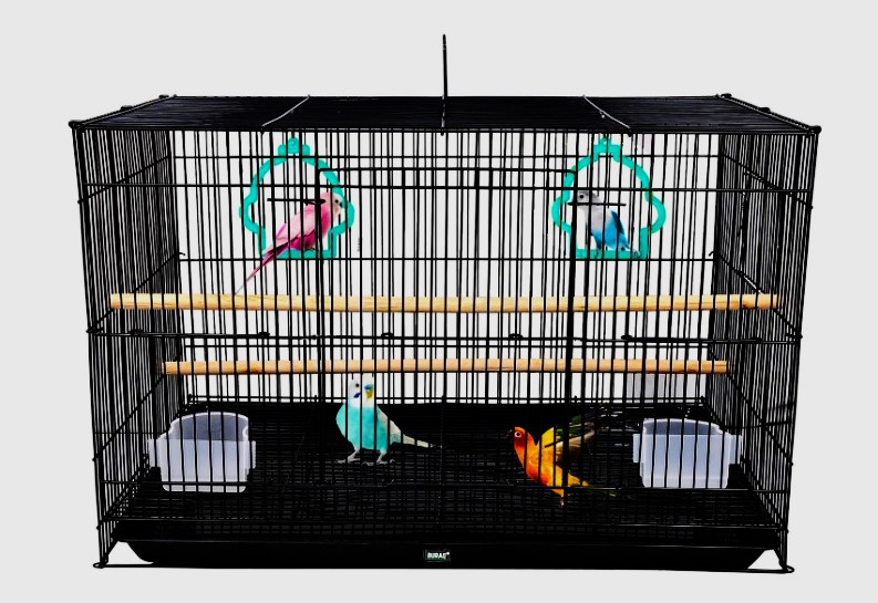 24 Inch Bird Cage , 2 Swings, 2 Bowls, 2 Sticks