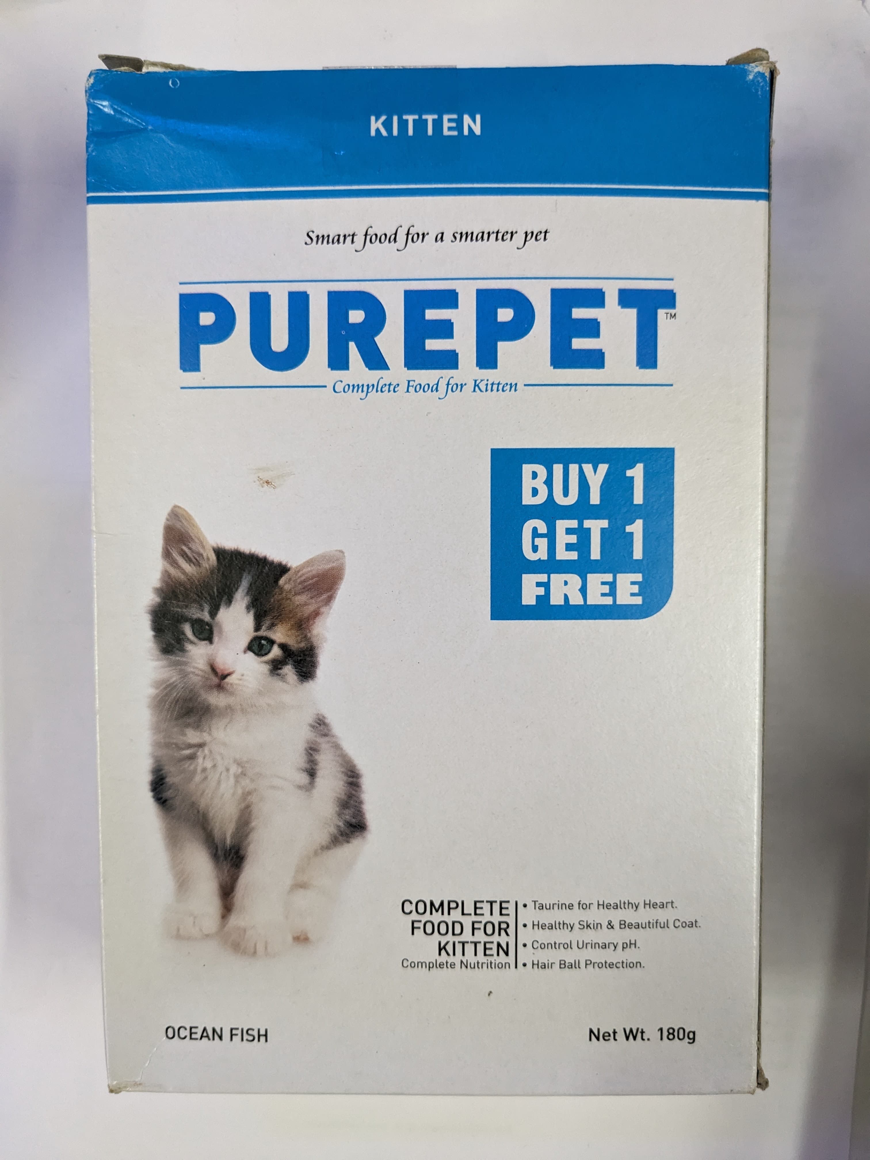 Purepet Ocean Fish Flavour kitten cat Food(Buy 1 get 1 free))